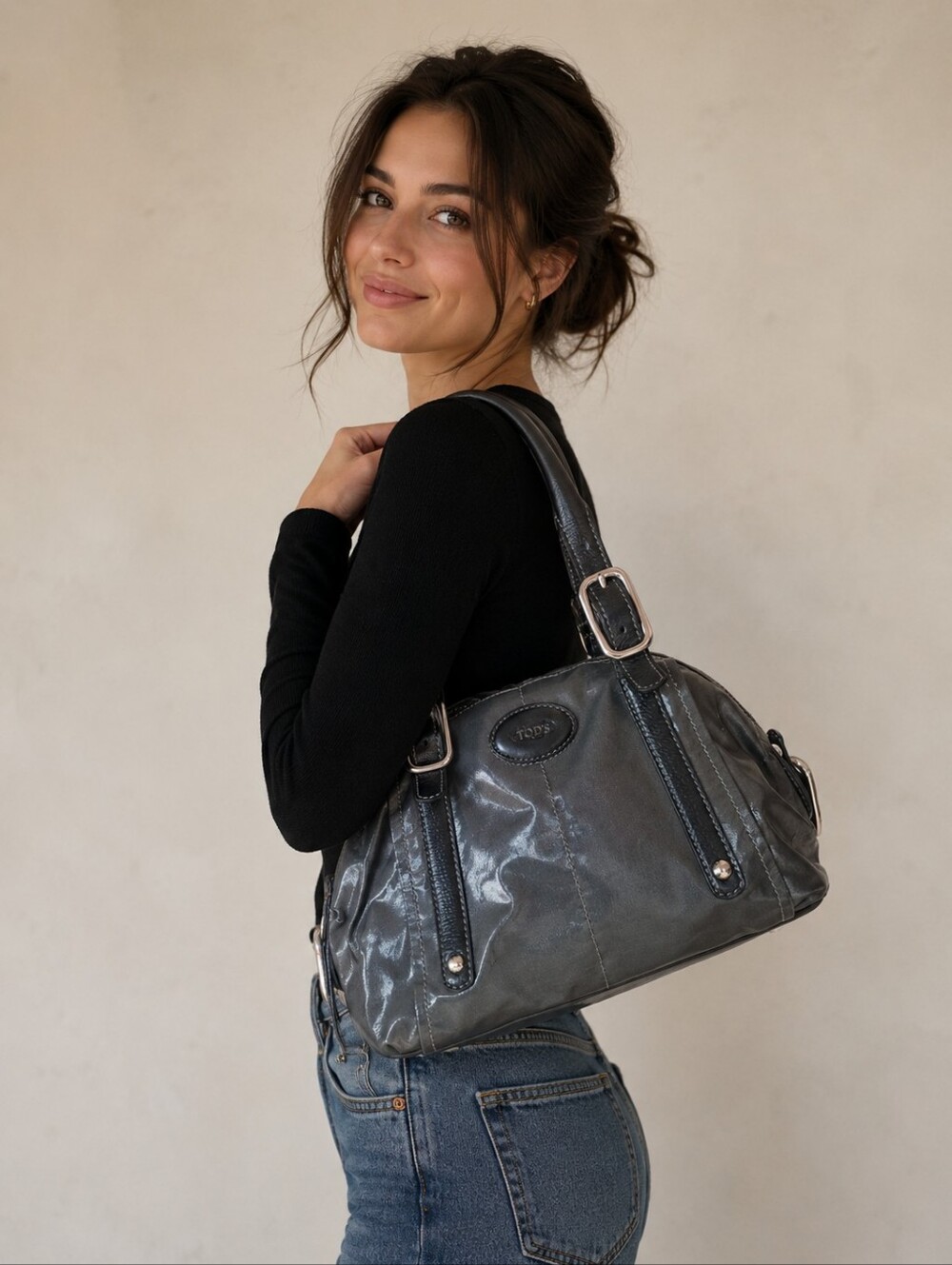 Tod's G-Line Handbag In EUC